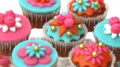 Minicupcakes in Bollywood-stijl